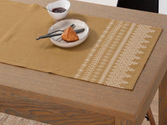 Τραβέρσα Kleran Honey Nef-Nef 45Χ140 45x140cm Βαμβάκι-Πολυέστερ