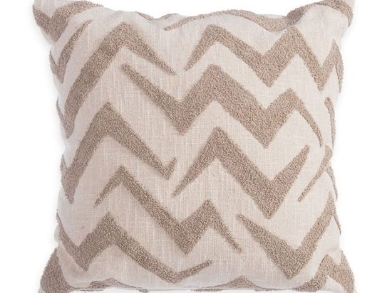 Μαξιλάρι Διακοσμητικό (Με Γέμιση) Thunder Ecru-Beige Nef-Nef 45X45 Βαμβάκι-Πολυέστερ