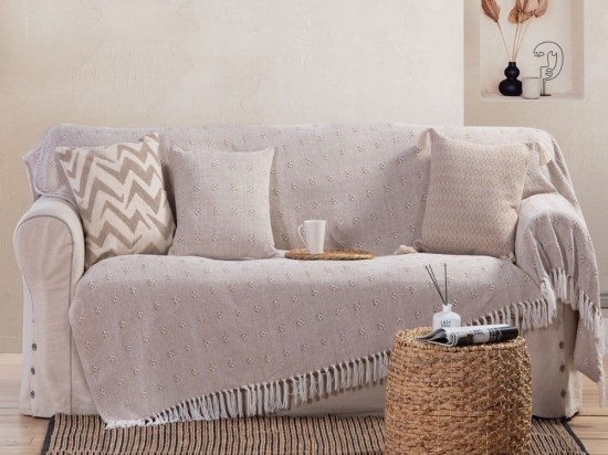 Ριχτάρι Devine Natural Nef-Nef Πολυθρόνα 180x180cm Πολυέστερ