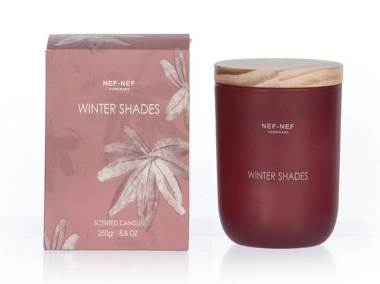 Αρωματικό Κερί Winter Shades255gr Bordo Nef-Nef