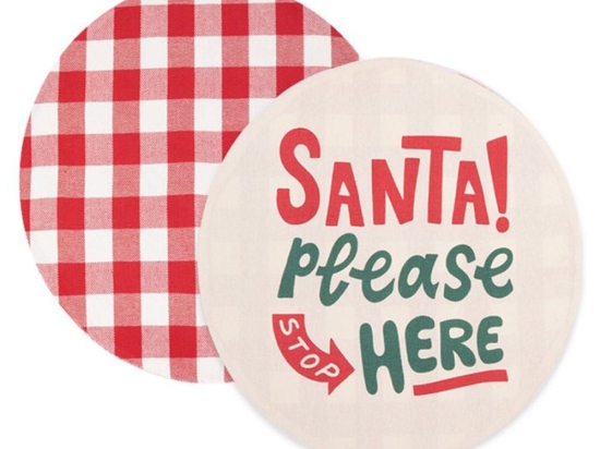 Σουπλά Santa Please Red Nef-Nef 38x38cm 100% Βαμβάκι