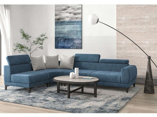 Καναπές Γωνιακός Νο3 290x190cm Blue