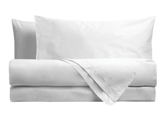 Amo la Casa Σετ Σεντόνια Bio King Size με Λάστιχο 240x290 - Λευκό