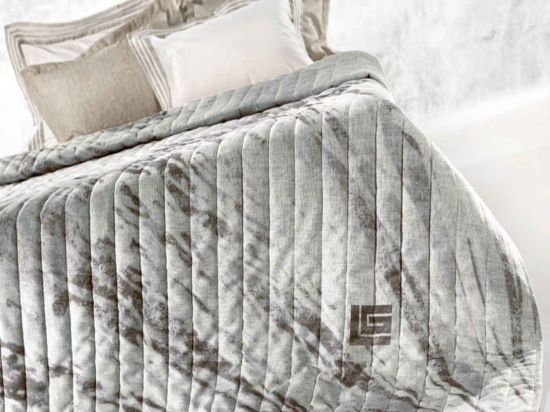 Κουβερλί Musa Silver Guy Laroche Υπέρδιπλο 240x250cm Microfiber