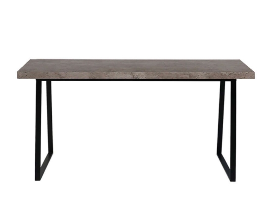 Τραπέζι Ale 160x80xΗ76cm Cement 02-0389 Honeycomb, Μέταλλο