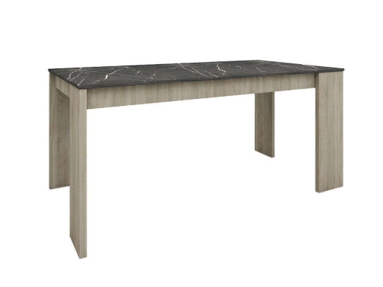 Τραπέζι Petra 02-0371 170x90xH76cm Dark Sonoma Μελαμίνη