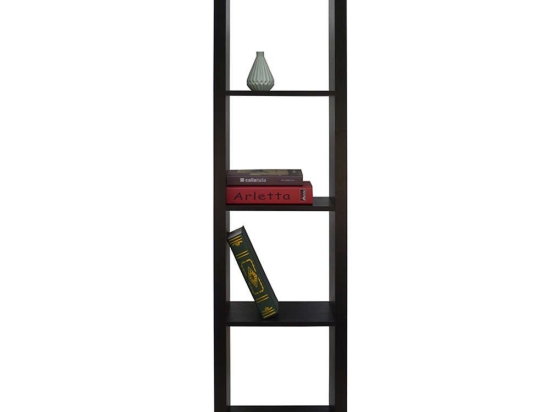 Βιβλιοθήκη Kivos 41,6 41,6x29,5xH147,5cm Black 24-0557 Honeycomb