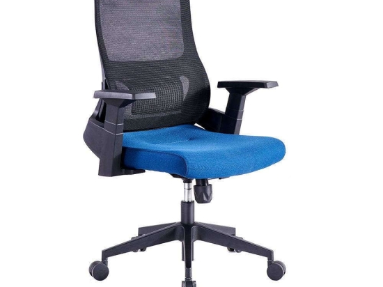 Καρέκλα Γραφείου Stabilo 25-0606 47,5x43xH100-110cm Blue-Black