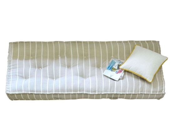 Στρώμα Marocain 09-1284 90x20x200cm Beige-White Μονό Βαμβάκι