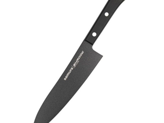 Μαχαίρι Grand Santoku Shadow SH-0096 20,5cm Black Samura Ανοξείδωτο Ατσάλι