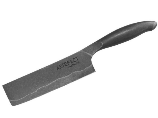 Μαχαίρι Nakiri Artefact SAR-0043 17,8cm Grey Samura Ανοξείδωτο Ατσάλι