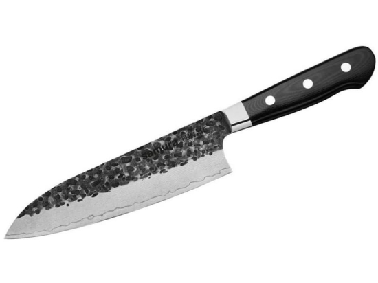 Μαχαίρι Santoku PRO-S Lunar SPL-0095 18,8cm Black Samura Ανοξείδωτο Ατσάλι