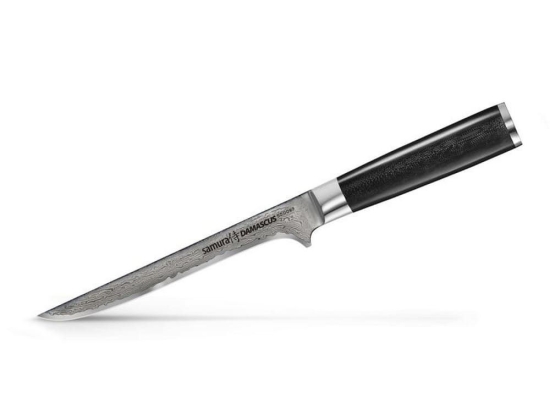 Μαχαίρι Ξεκοκαλίσματος Damascus SD-0063 18,7cm Black Samura Ανοξείδωτο Ατσάλι