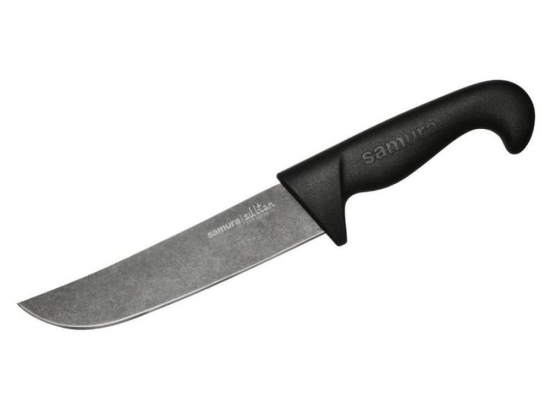 Μαχαίρι Σεφ Sultan PRO Stonewash SUP-0085B 16,6cm Black Samura Ανοξείδωτο Ατσάλι