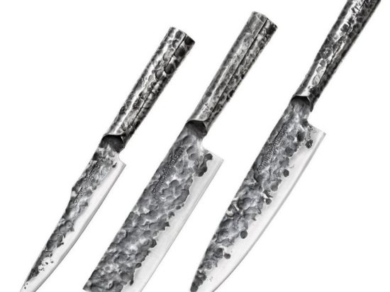 Μαχαίρια Meteora SMT-0220 (Σετ 3τμχ) Inox Samura Ανοξείδωτο Ατσάλι