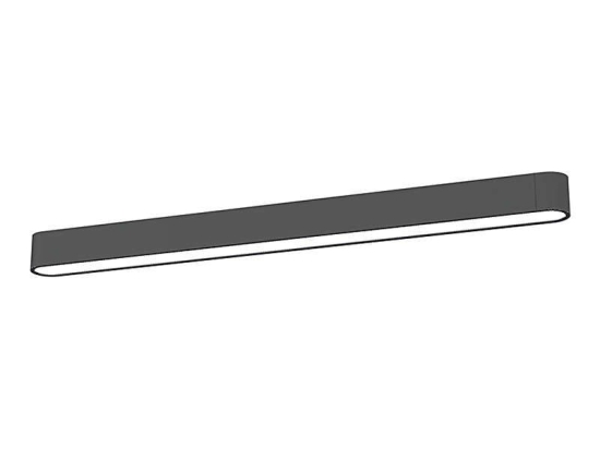 Φωτιστικό Οροφής - Πλαφονιέρα Soft Led 9536 Graphite Nowodvorski Αλουμίνιο, Πλαστικό