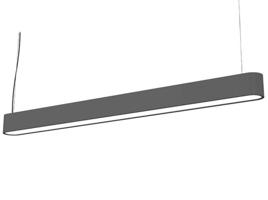 Φωτιστικό Οροφής - Ράγα Soft Led 9546 Graphite Nowodvorski Αλουμίνιο, Πλαστικό