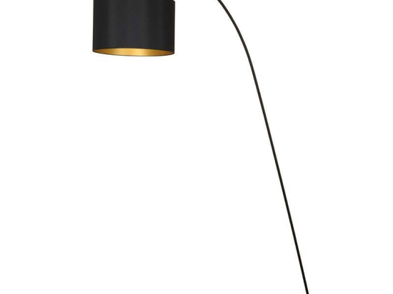 Φωτιστικό Δαπέδου Alice I L 4963 Black-Gold Nowodvorski Ατσάλι,Ύφασμα