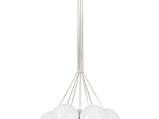 Φωτιστικό Οροφής Ball VII 6604 White-Gold Nowodvorski Μέταλλο