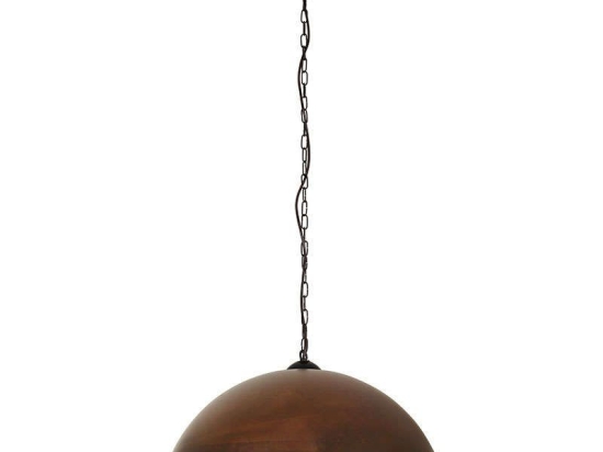 Φωτιστικό Οροφής Hemisphere Rust I L 6368 Brown Nowodvorski Μέταλλο