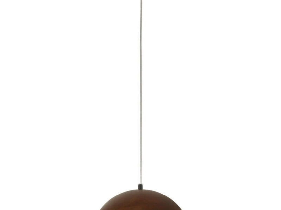Φωτιστικό Οροφής Hemisphere Rust I S 6367 Brown Nowodvorski Μέταλλο