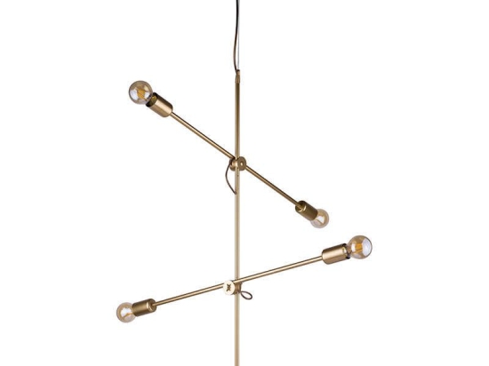 Φωτιστικό Οροφής Sticks V 9076 Gold Nowodvorski Μέταλλο