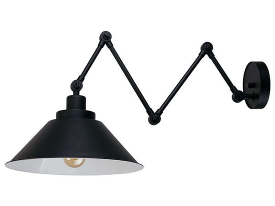 Φωτιστικό Τοίχου Pantograph 9126 Black-White Nowodvorski Μέταλλο