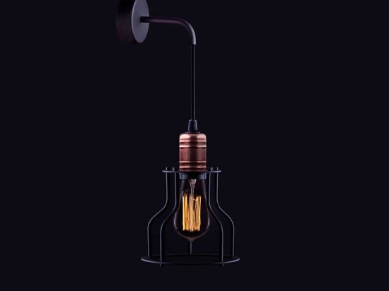 Φωτιστικό Τοίχου Workshop B I 6606 Black-Copper Nowodvorski Μέταλλο