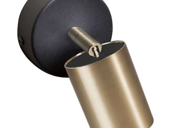 Φωτιστικό Τοίχου Eye Spot Led I 8816 Black-Brass Nowodvorski Μέταλλο