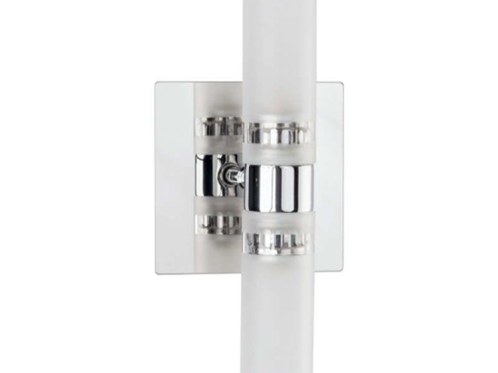 Φωτιστικό Τοίχου Baltic II 3350 Chrome Nowodvorski Μέταλλο,Γυαλί