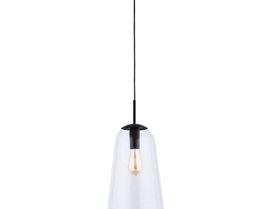 Φωτιστικό Οροφής Pear L 7797 E27 40W Black Nowodvorski Μέταλλο,Γυαλί