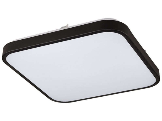 Φωτιστικό Οροφής - Πλαφονιέρα Agnes Square Led 16W 9167 Black Nowodvorski Μέταλλο,Πλαστικό
