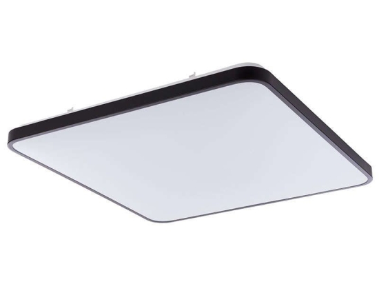 Φωτιστικό Οροφής - Πλαφονιέρα Agnes Square Led 64W 9172 Black Nowodvorski Μέταλλο,Πλαστικό