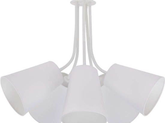 Φωτιστικό Οροφής Flex Shade V 9277 White Nowodvorski Μέταλλο,Ύφασμα