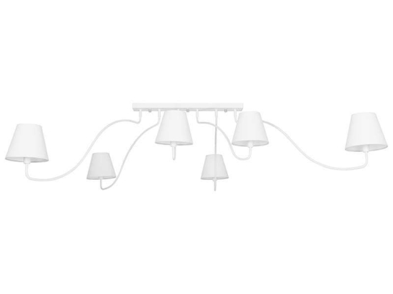 Φωτιστικό Οροφής SwIVel VI 6546 White Nowodvorski Μέταλλο,Ύφασμα