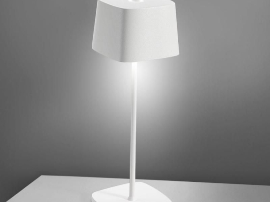 Επιτραπέζιο Φωτιστικό Επαναφορτιζόμενο Led Ofelia Pro Ld0870B3 Ip65 White Zafferano