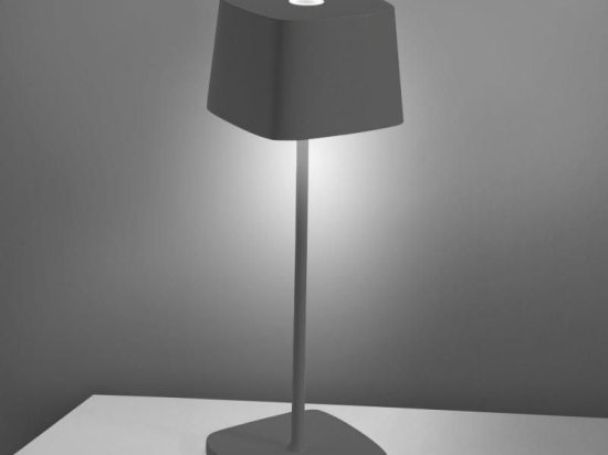 Επιτραπέζιο Φωτιστικό Επαναφορτιζόμενο Led Ofelia Pro Ld0870N3 Ip65 Dark Grey Zafferano