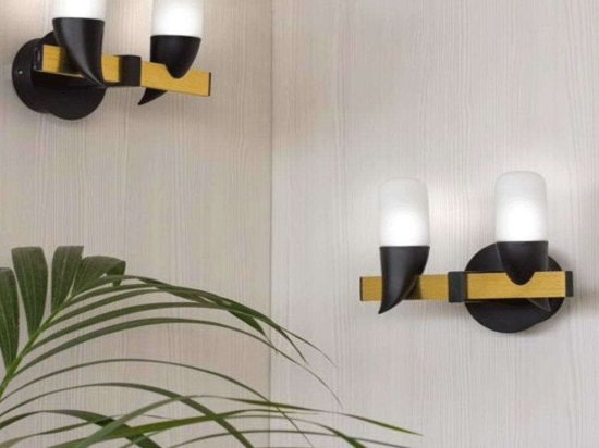 Φωτιστικό Τοίχου-Απλίκα Bellini/A2 3019 86x90/190cm 2x9W Multi Sikrea Αλουμίνιο,Γυαλί