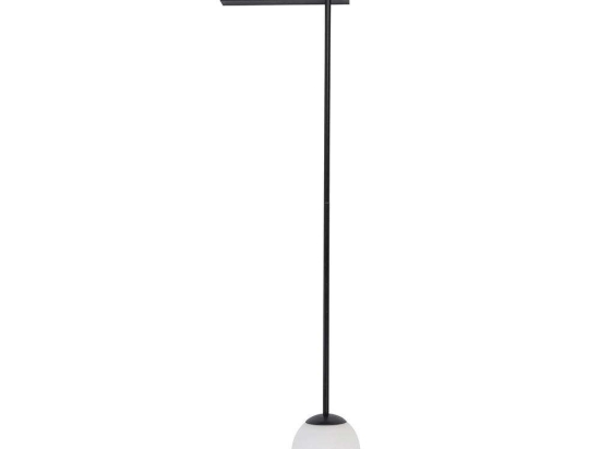 Φωτιστικό Τοίχου Ice Egg B 8125 13x106cm 1x25W White-Black Nowodvorski Μέταλλο,Γυαλί