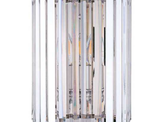 Φωτιστικό Τοίχου - Απλίκα Boston 8153 1x40W E14 Chrome Nowodvorski Μέταλλο,Γυαλί