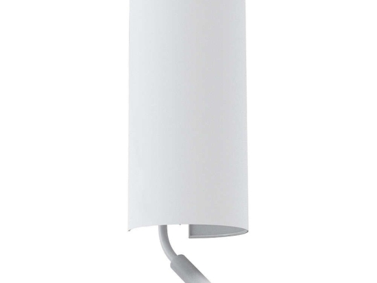 Φωτιστικό Τοίχου - Απλίκα Velero 7983 1xE27 max 40W & 1xG9 max 10W White Nowodvorski Μέταλλο,Ύφασμα