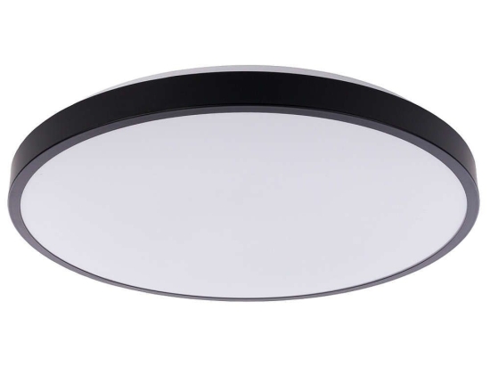 Φωτιστικό Οροφής - Πλαφονιέρα Agnes Round 8183 Led 22W 4000K Φ33,5cm Black Nowodvorski Μέταλλο,Πλαστικό