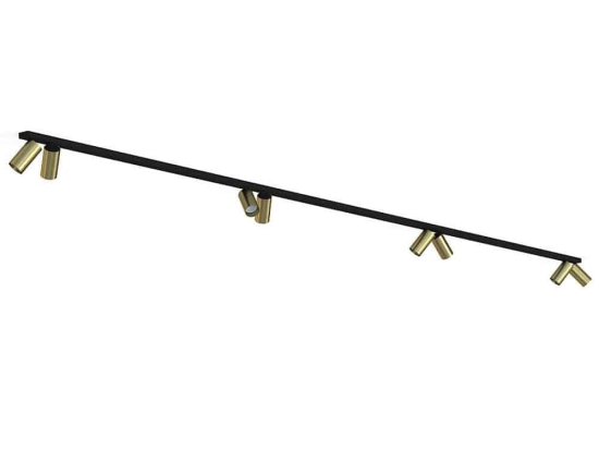 Φωτιστικό Οροφής - Σποτ Mono 7756 8xGU10 10W 2X200 Solid Brass Nowodvorski Μέταλλο,Πλαστικό