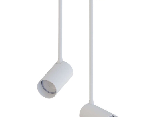 Φωτιστικό Οροφής - Σποτ Mono Long 7726 2xGU10 10W White Nowodvorski Μέταλλο,Πλαστικό