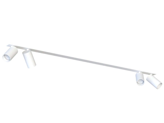 Φωτιστικό Οροφής - Σποτ Mono Surface 7831 4xGU10 10W White Nowodvorski Μέταλλο,Πλαστικό