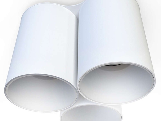 Φωτιστικό Οροφής - Σποτ Eye Tone 8093 3xGU10 10W White Nowodvorski Μέταλλο,Πλαστικό