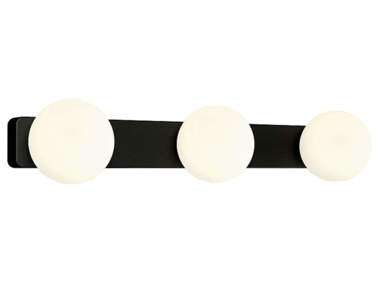 Φωτιστικό Τοίχου - Απλίκα Brazos 8056 3xG9 25W Black-White Nowodvorski Μέταλλο,Γυαλί