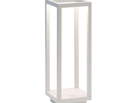 Φωτιστικό Επιτραπέζιο Επαναφορτιζόμενο Led Home Tavolo LD0258B3 10x10x29,3cm 2,2W White Zafferano
