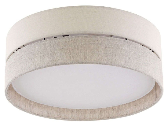 Φωτιστικό Οροφής - Πλαφονιέρα Eco 5775 3xΕ27 15W Φ45cm 18cm Beige TK Lighting