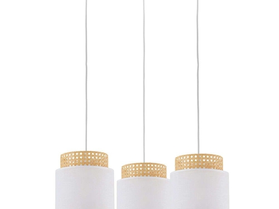 Φωτιστικό Οροφής Boho 6537 3xΕ27 15W 70x130cm White TK Lighting